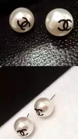 Boucle d'oreille perle