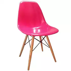 Chaises DSW Charles Eames rose