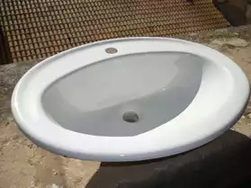 vasque de lavabo blanc