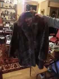 Manteau en fourrure de vison