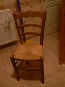 chaises en chêne