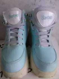 Baskets Hautes Barbie Bleu en TBE