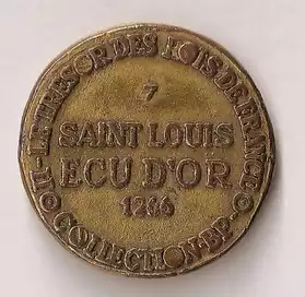 Saint Louis - Ecu d'OR n°7 1266