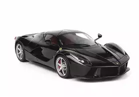 La Ferrari noire Geneve Auto Show 1/18