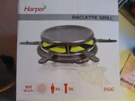 raclette grill harper