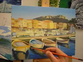 artiste peintre donne cours de peinture