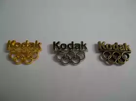3 Pins J.O. Kodak (Couleurs Or, Argent E