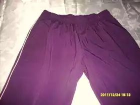 jogging violet coton