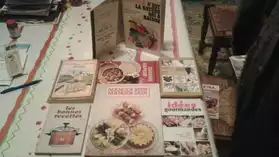 lot anciens livres de cuisine