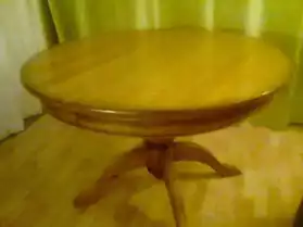 table en chêne massif
