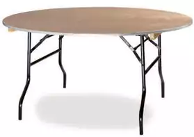 Table pliante en bois Ø152cm & Ø183cm