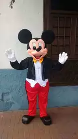 Mascottes Mickey et Minnie sur Lyon