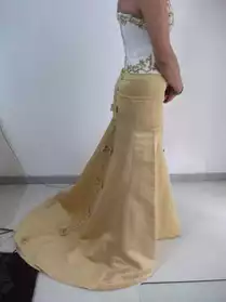 robe de soirée doré taille 36