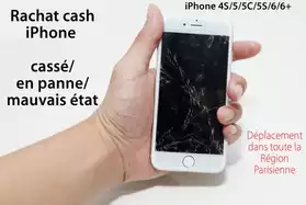 Rachat iPhone cassé/en panne/hs