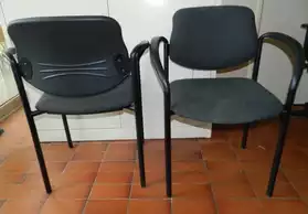 3 fauteuils de bureau