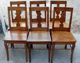 série de 6 chaises époque Directoire