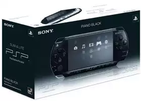 PSP slim lite noire + jeux +memory stick