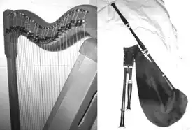 cours de harpe celtique et de cornemuse