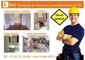 Entreprise de rénovation à Paris et IDF