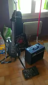 Guitare électrique Ibanez+ matériel