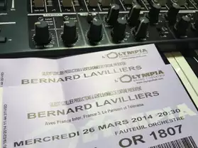 Billets Bernard Lavilliers à l'Olympia