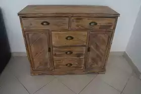 Collection de 5 meubles en bois tendre