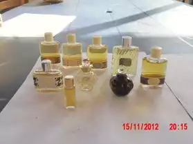 miniatures de parfums anciennes