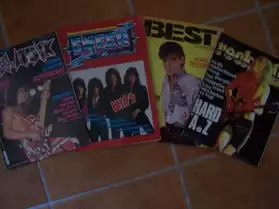 lot magazines ROCK AND FOLK, METAL ATTAC