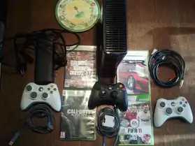 Xbox 360 slim + jeux + accessoires