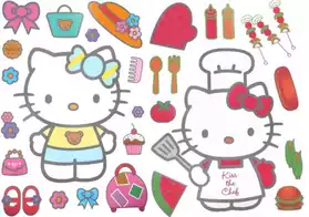 Stickers Hello Kitty neufs (duo)