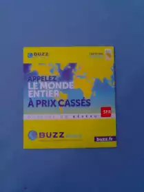 Carte sim Buzz mobile