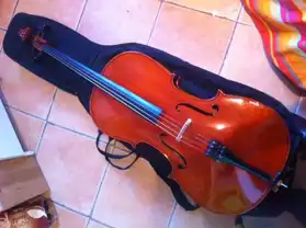 Vente - violoncelle3/4 - housse - archet