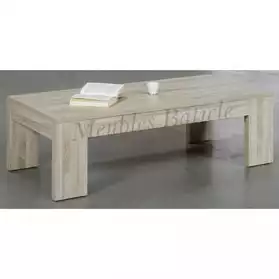 Table basse contemporaine SONDIA chêne