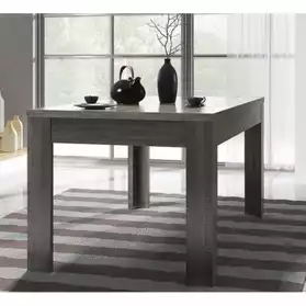 Table repas 180cm CHENIA chêne noir