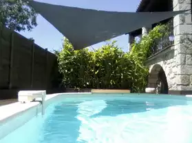 maison en pierre avec piscine Ardèche