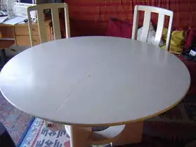 Table de SAM en frene massif+Chaises