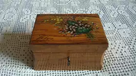 Boîte bois ancien Nice 7350 av15