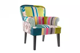 FAUTEUIL PATCHWORK TBE