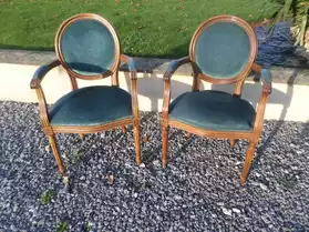 fauteuils médaillon