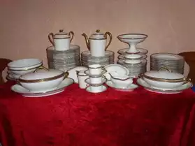 service de table en porcelaine de Limoge