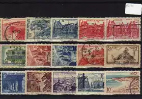 Lot de timbres oblitérés de France FR332