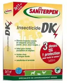 Produits Saniterpen désinfectant/insecti