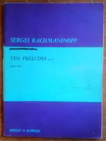 Dix Préludes op 23 de Sergei RACHMANINOF