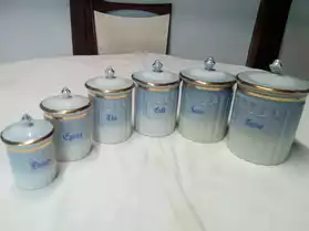 pots de cuisine porcelaine de LIMOGES