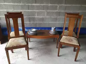 Table Basse et 4 chaises