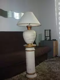 colonne + lampe