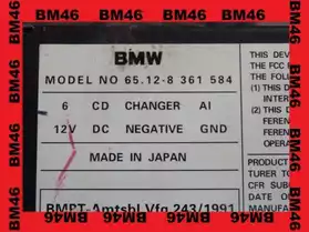 Chargeur CD & autres pièces - BM46