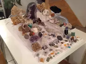 Minéraux de collection en lots ou à l'un
