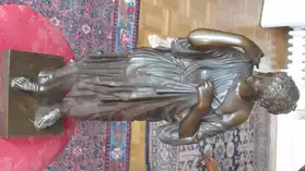 Bronze dame à l'Antique