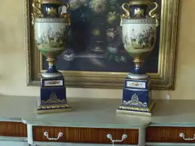 Paire de vases porcelaine anglaise